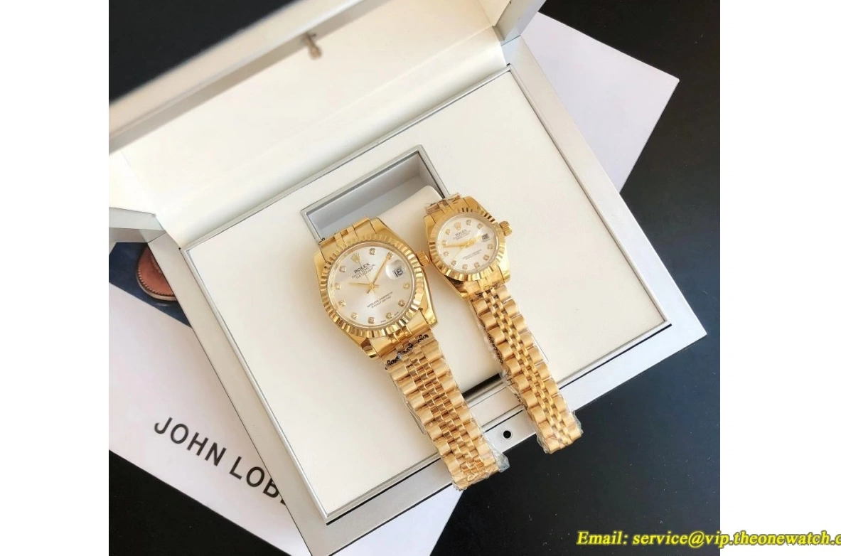 GDF Silver 28mm YG MY8215 36 Datejust Dia YG Jub 0124